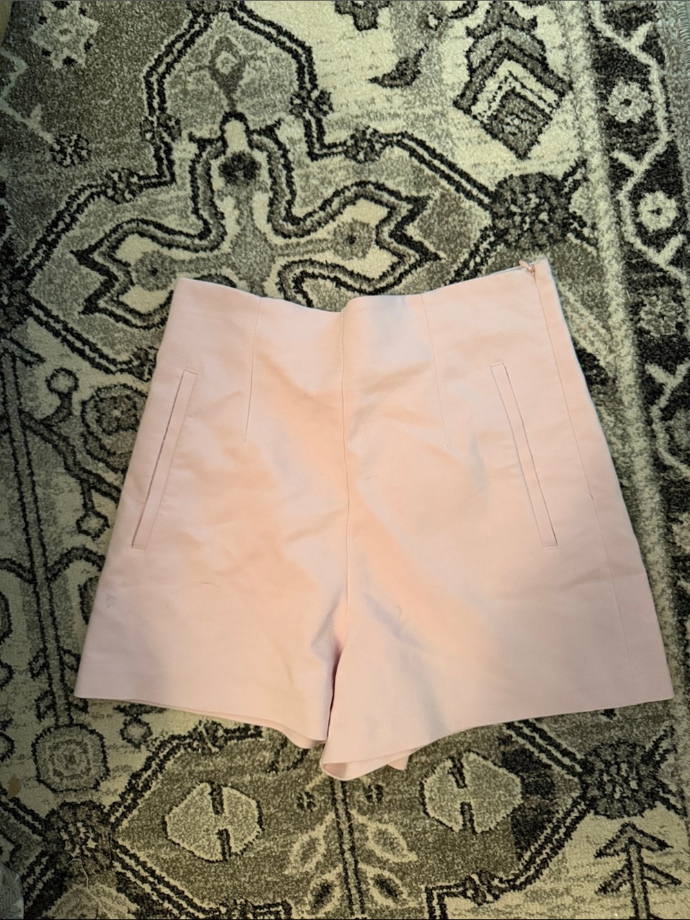High-Waist Pink Women’s Shorts Zara